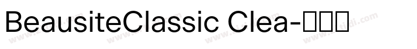 BeausiteClassic Clea字体转换 BeausiteClassic Clea字体转换